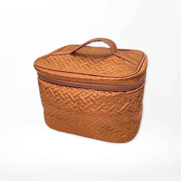 #2305_Cosmetic case_Brown -Large Size