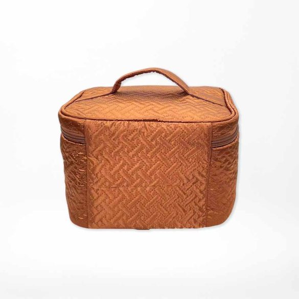 #2305_Cosmetic case_Brown -Large Size