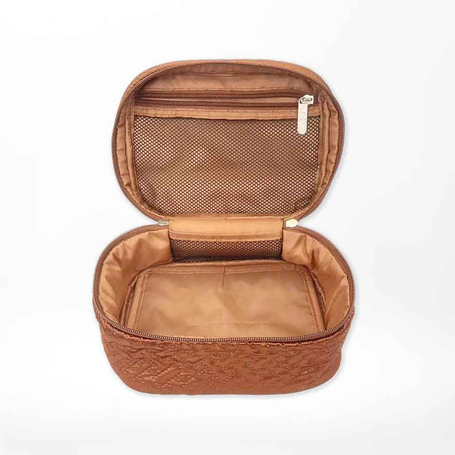 #2305_Cosmetic case_Brown-Small Size