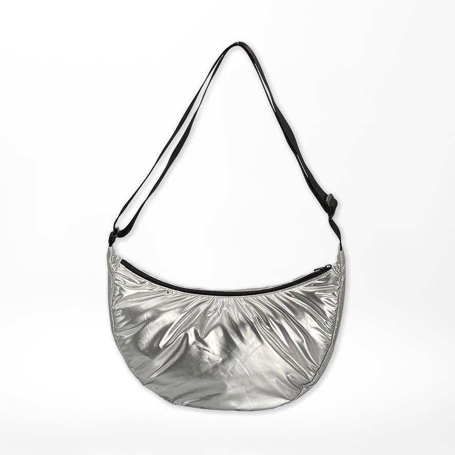 #CB02S / Crossbody Bag Silver Large Size