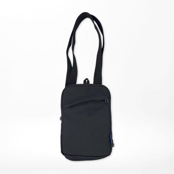Black Travel Passport Crossbody Bag