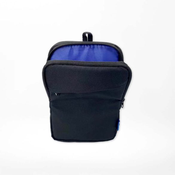 Black Travel Passport Crossbody Bag