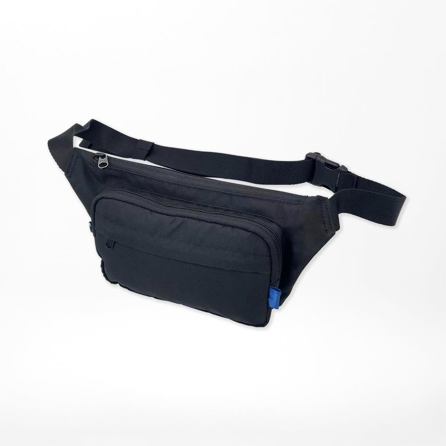 Black Travel Waist Bag_Small Size