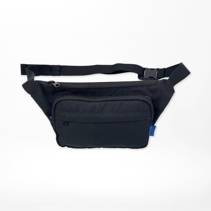 Black Travel Waist Bag_Small Size