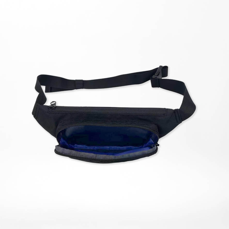 Black Travel Waist Bag_Small Size