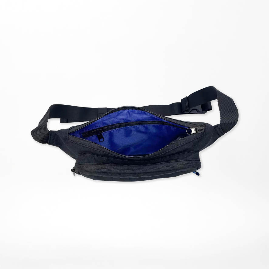 Black Travel Waist Bag_Small Size