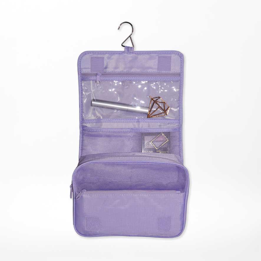 Hanging Travel Toiletry Bag_Purple