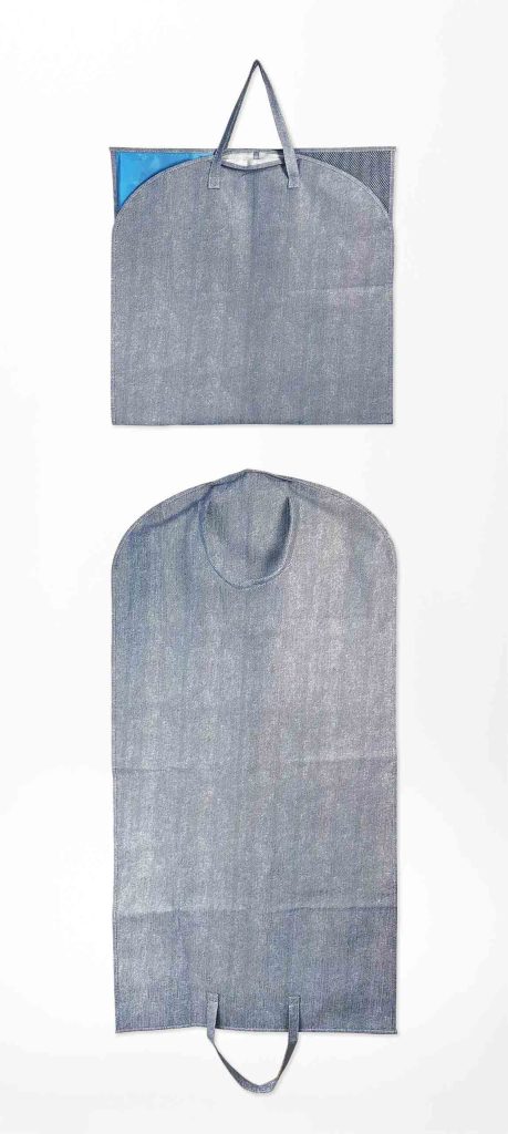 Denim Pattern Garment Bag