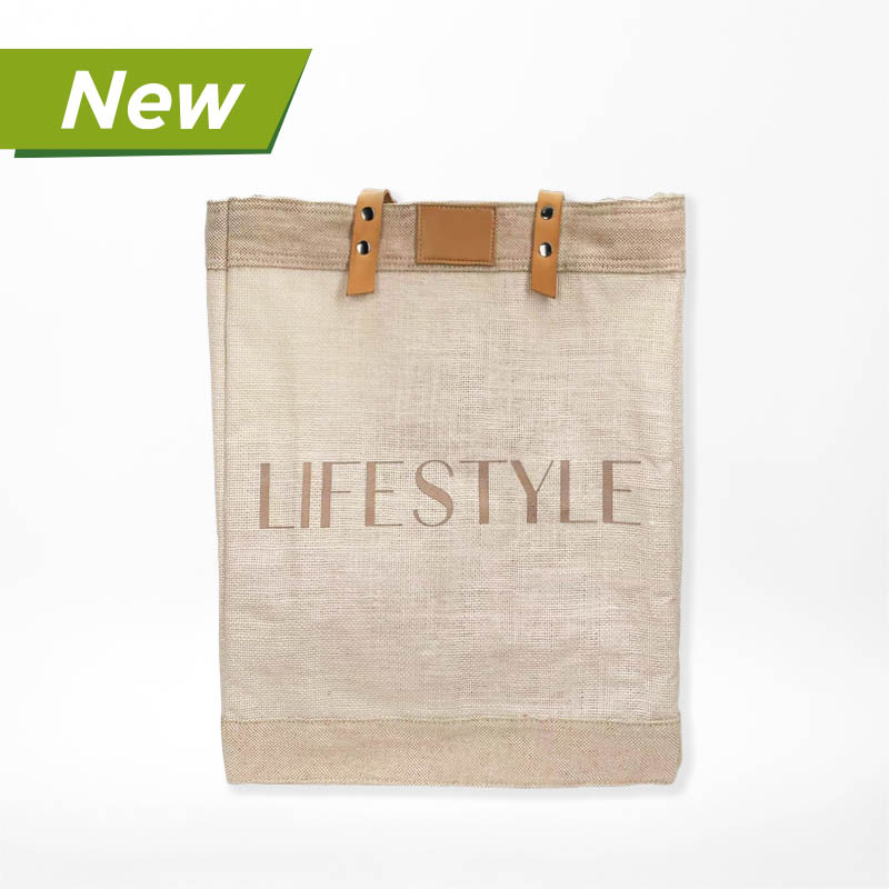 White Jute Bag for Large size